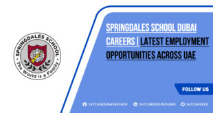 Springdales School Dubai Careers